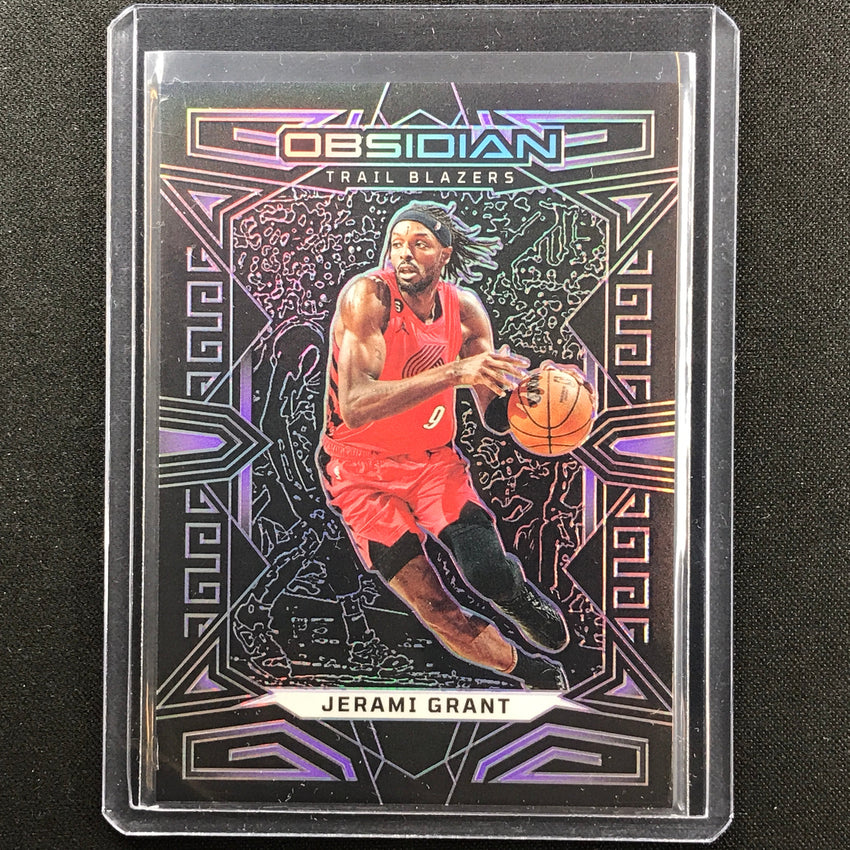 2022-23 Obsidian JERAMI GRANT Electric Etch Purple 34/99 #88