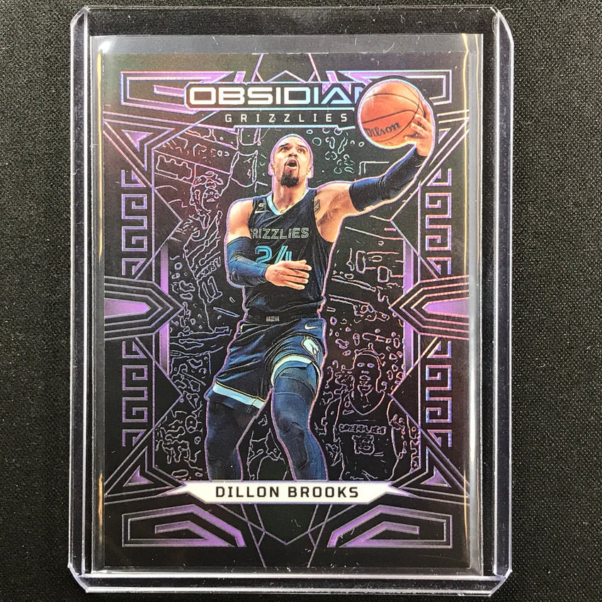 2022-23 Obsidian Dillon Brooks Electric Etch Purple 25/99 No 110