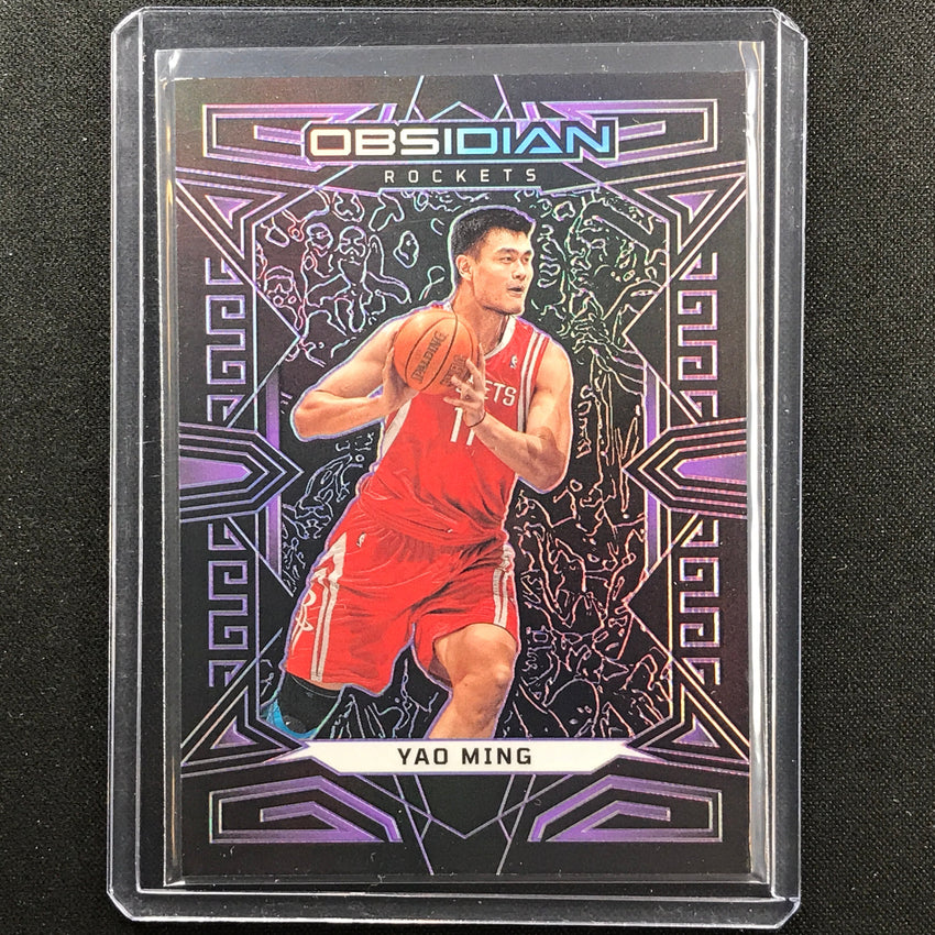 2022-23 Obsidian Yao Ming Electric Etch Purple 12/99 No 145