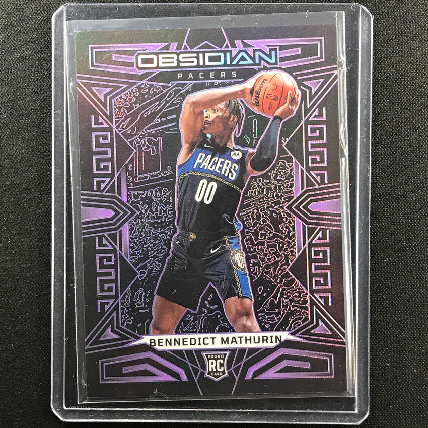 2022-23 Obsidian Bennedict Mathurin Rookie Electric Etch Purple 32/99 No 181