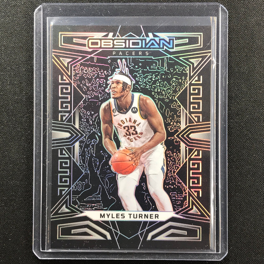 2022-23 Obsidian MYLES TURNER Base Silver Prizm #20