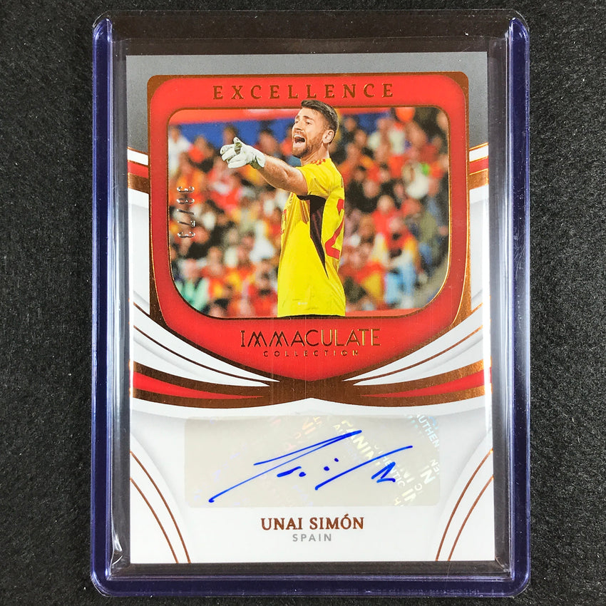 2022-23 Immaculate Unai Simon Excellence Auto Bronze 38/73