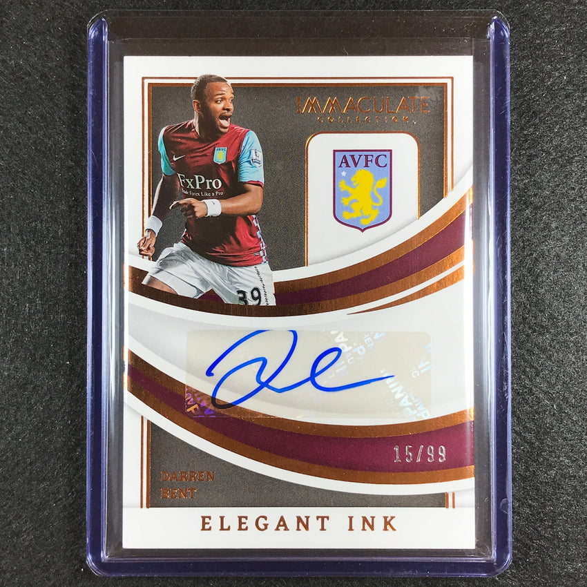 2022-23 Immaculate Darren Bent Elegant Ink Auto Bronze 15/99