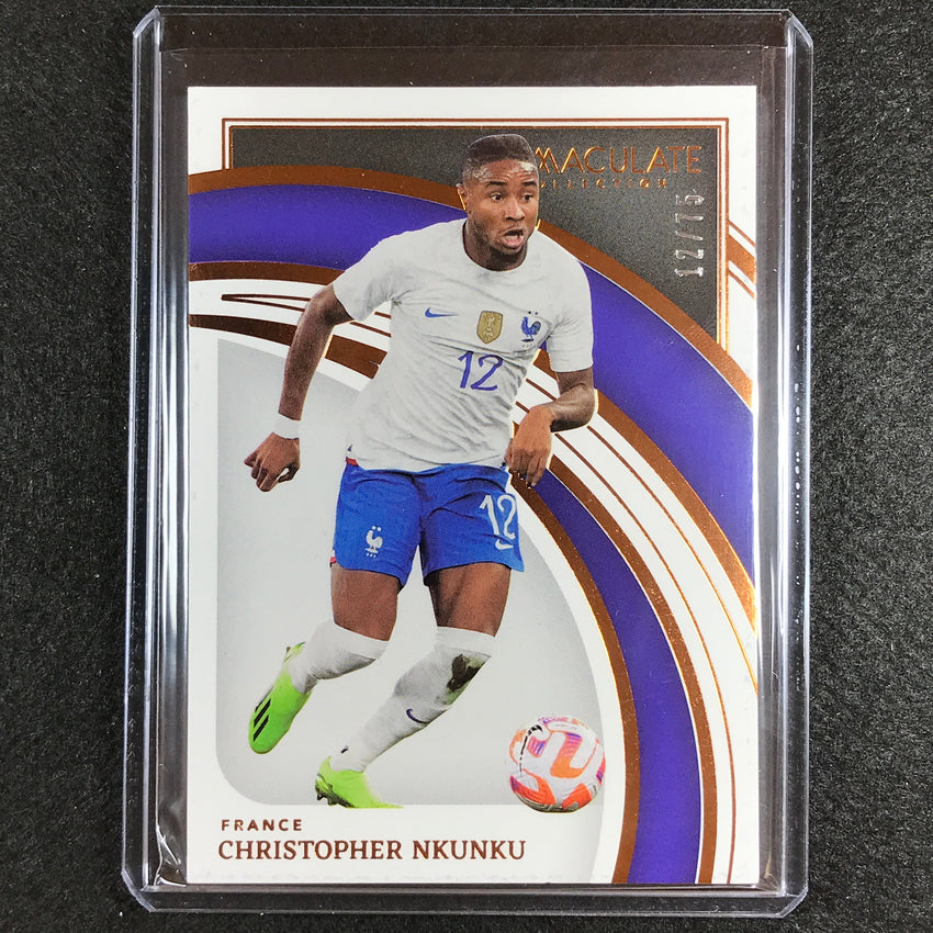2022-23 Immaculate Christopher Nkunku Base Bronze 12/75