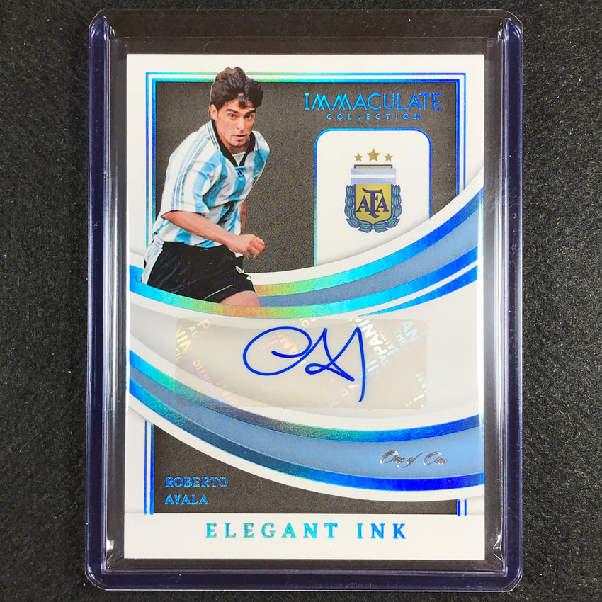 2022-23 Immaculate Roberto Ayala Elegant Ink Auto Platinum 1/1