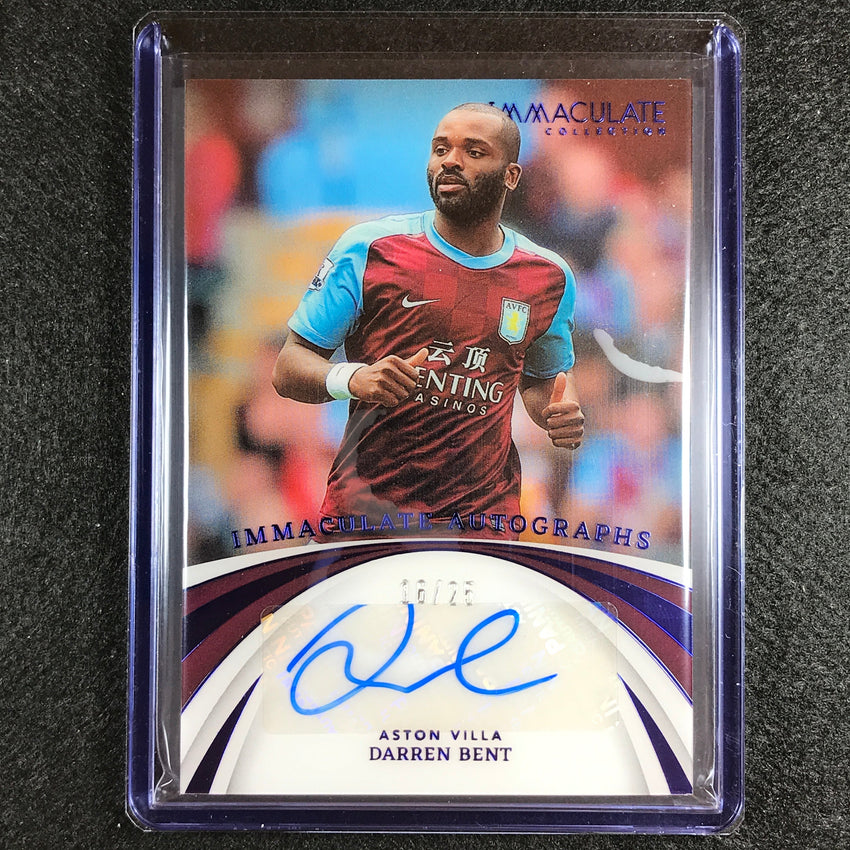 2022-23 Immaculate Darren Bent Immaculate Auto Acetate Sapphire 16/25