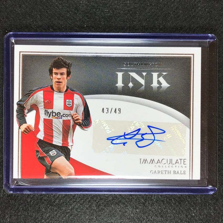 2022-23 Immaculate Gareth Bale Ink Auto Silver 43/49