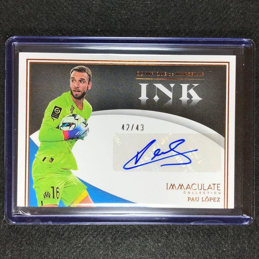 2022-23 Immaculate Pau Lopez Ink Auto Bronze 42/43