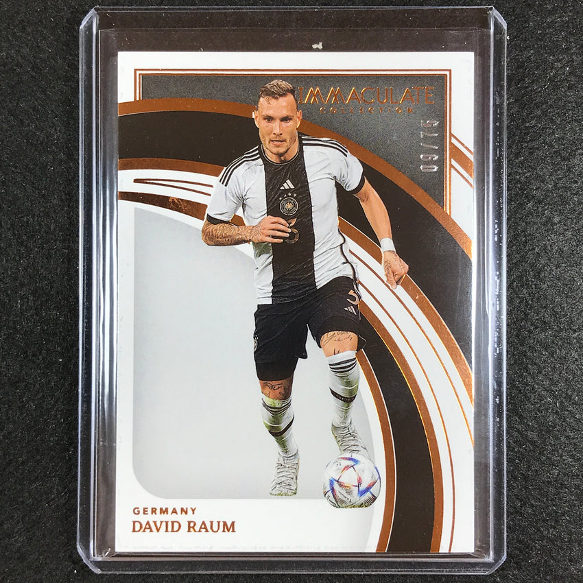 2022-23 Immaculate David Raum Base Bronze 9/75