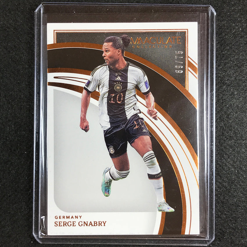 2022-23 Immaculate Serge Gnabry Base Bronze 69/75