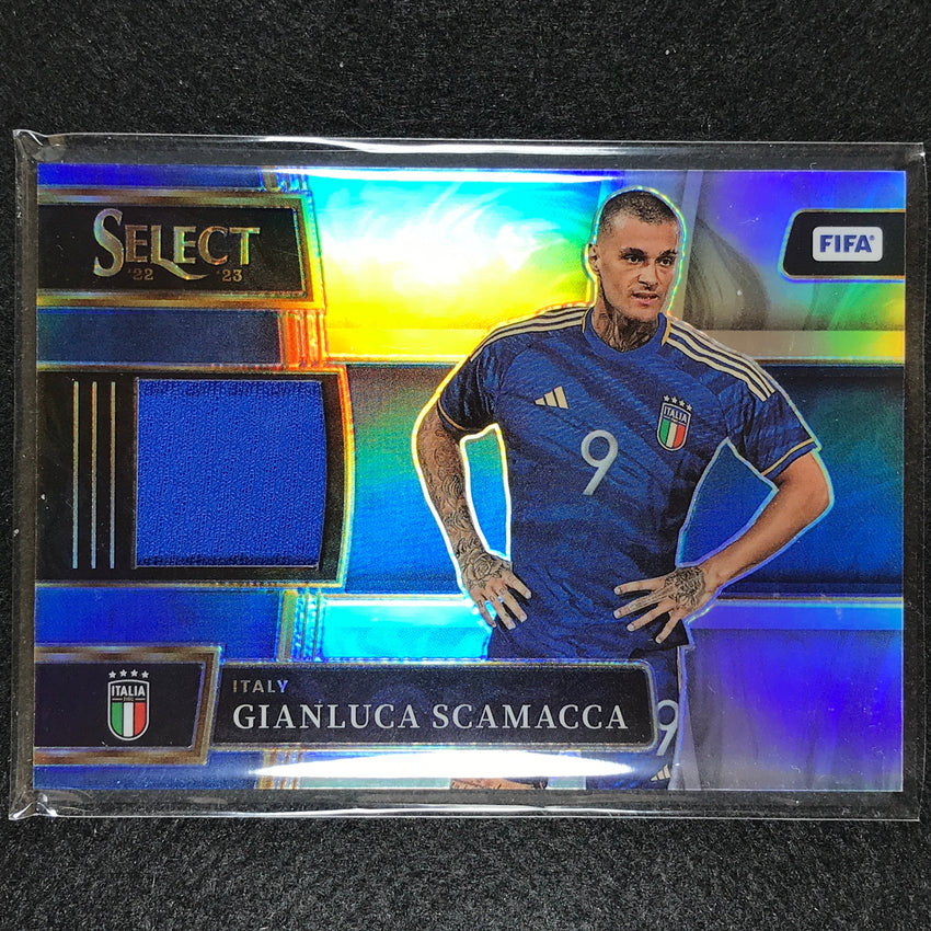 2022-23 Select FIFA GIANLUCA SCAMACCA Memorabilia Jersey Relic Silver Prizm #GSA