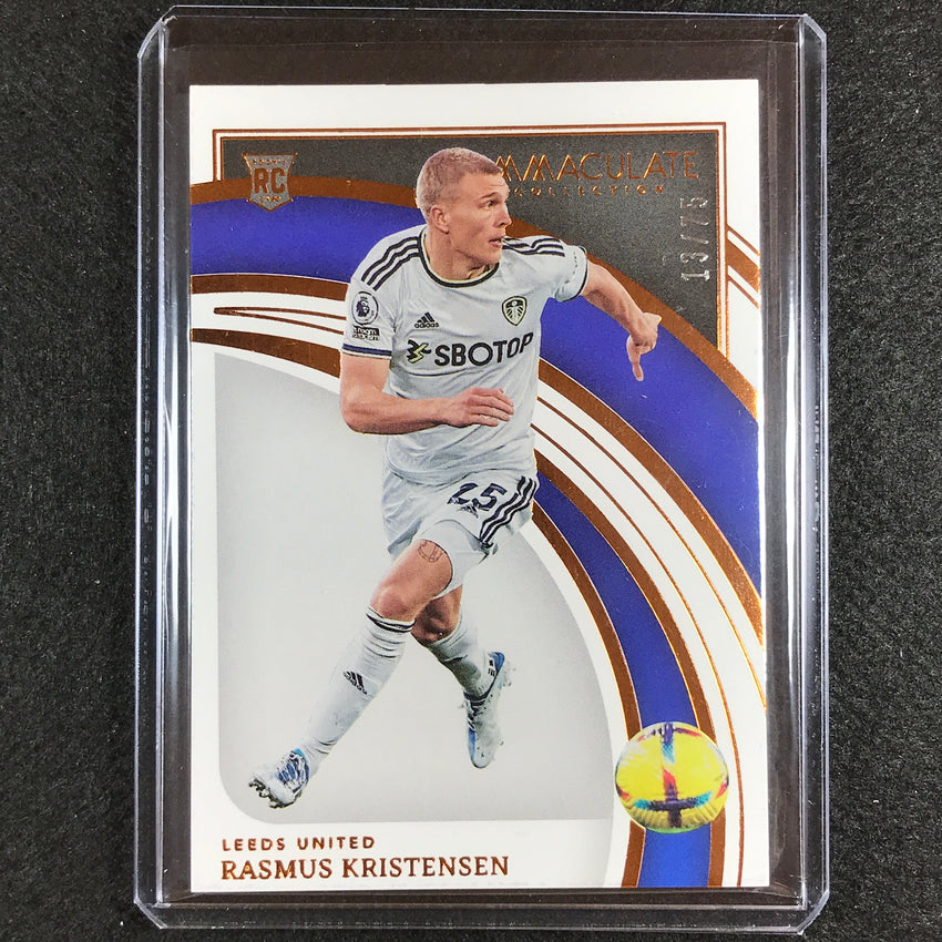 2022-23 Immaculate Rasmus Kristensen Rookie Base Bronze 13/75