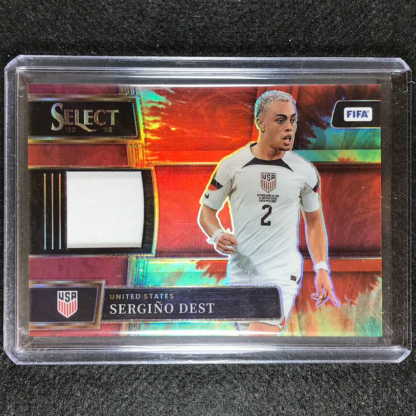 2022-23 Select Fifa Sergino Dest Memorabilia Jersey Relic Tie-dye 17/25