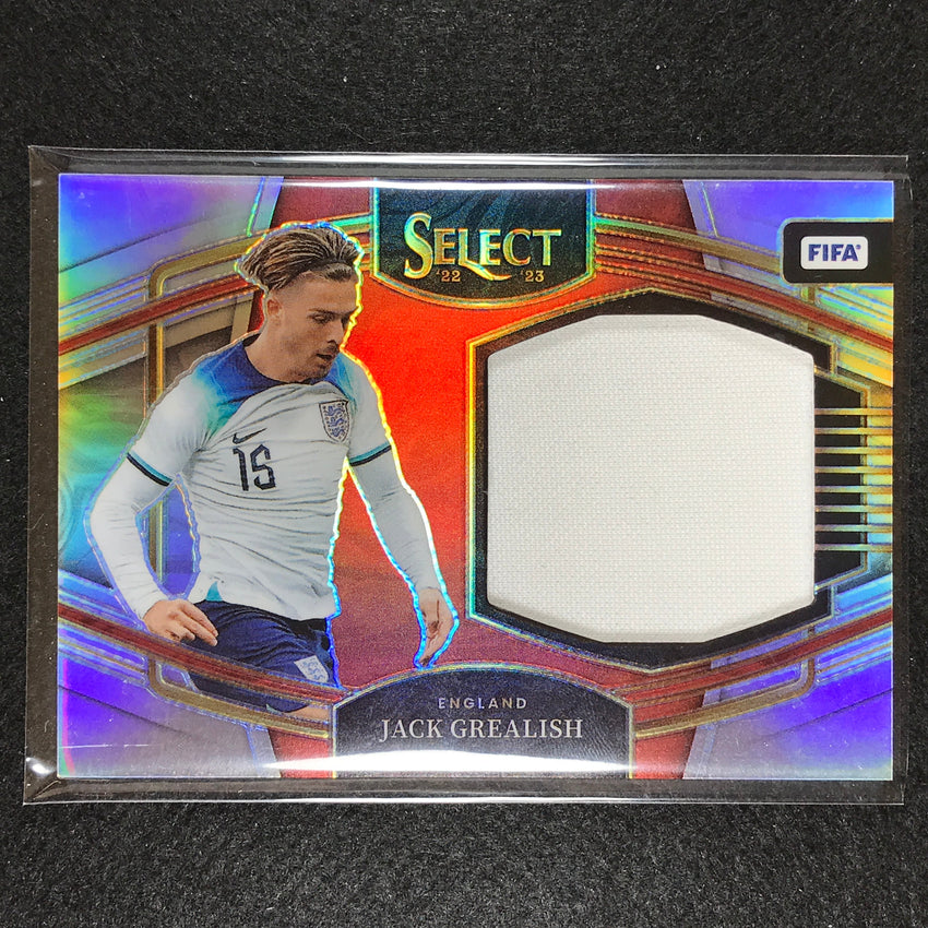 2022-23 Select Fifa Jack Grealish Jumbo Swatch Jersey Relic Silver Prizm No Jgh