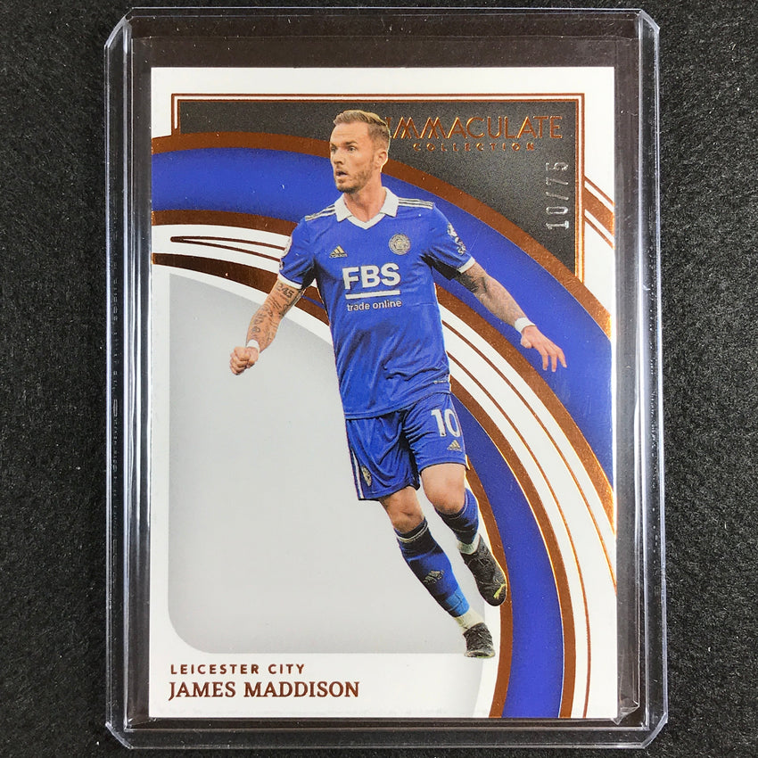 2022-23 Immaculate James Maddison Base Bronze 10/75