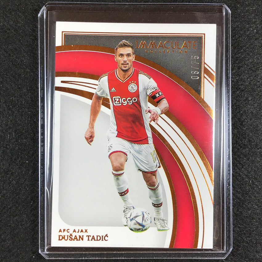 2022-23 Immaculate Dusan Tadic Base Bronze 6/75