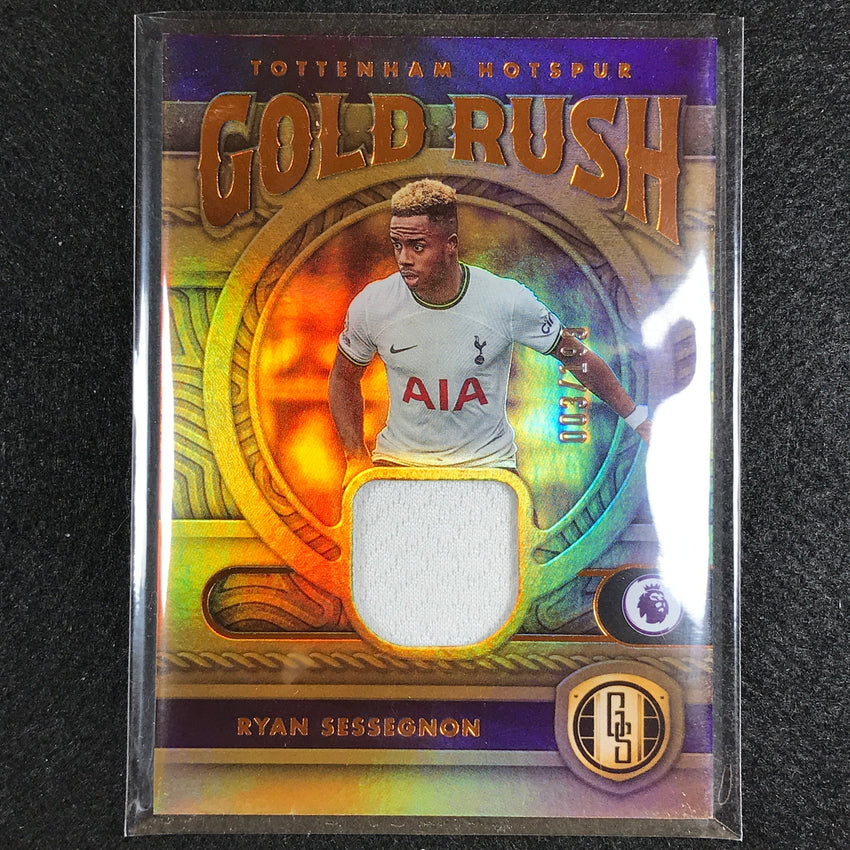 2022-23 Chronicles Epl Ryan Sessegnon Gold Standard Gold Rush Relic Jersey 3/199