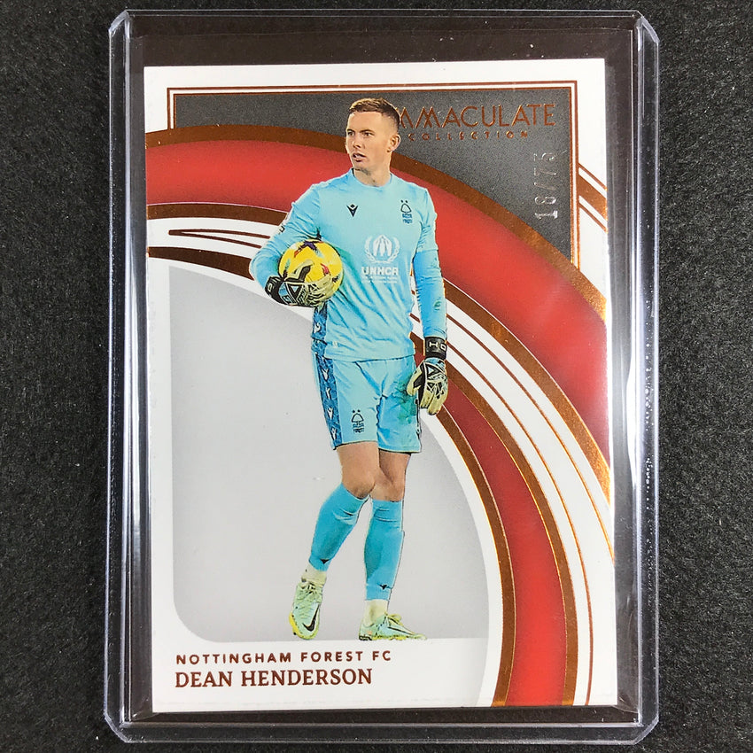 2022-23 Immaculate Dean Henderson Base Bronze 18/75