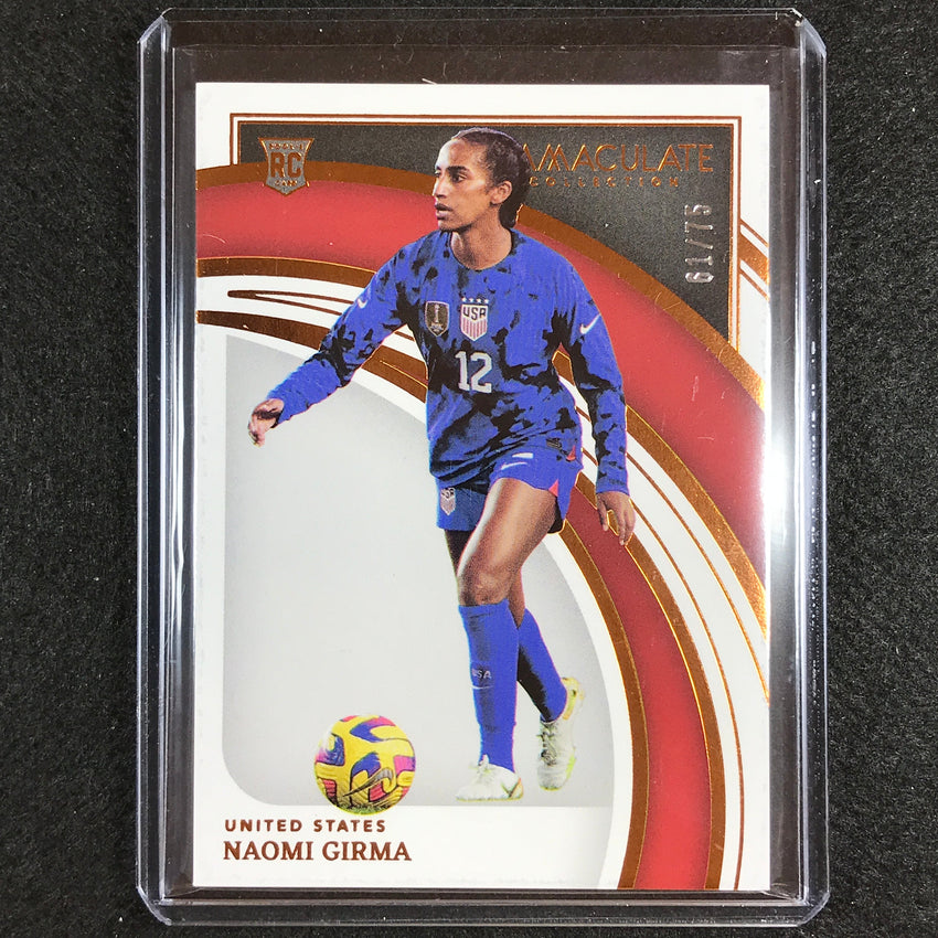 2022-23 Immaculate Naomi Girma Rookie Base Bronze 61/75