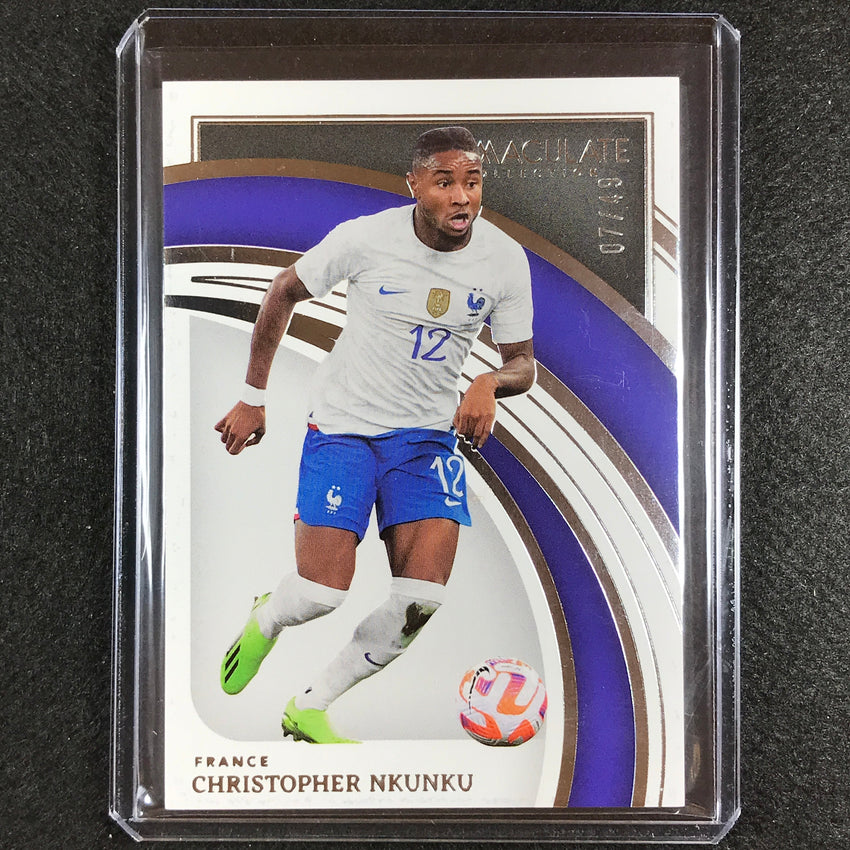 2022-23 Immaculate Christopher Nkunku Base Silver 7/49