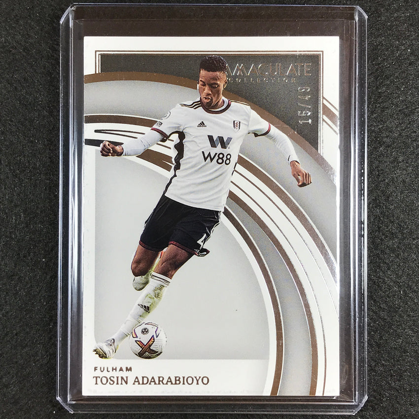 2022-23 Immaculate Tosin Adarabioyo Base Silver 15/49