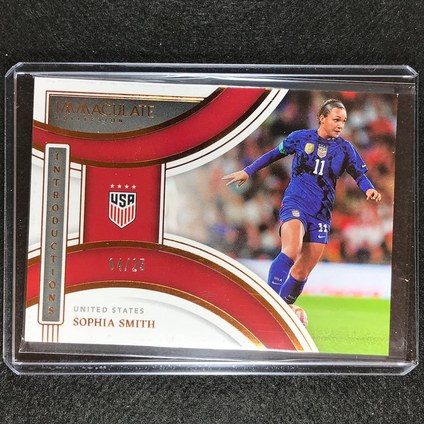 2022-23 Immaculate Sophia Smith Introductions Base Bronze 4/25