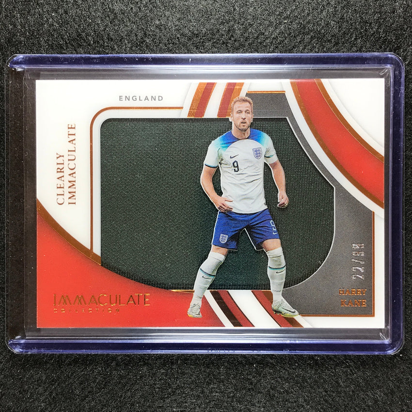 2022-23 Immaculate Harry Kane Clearly Immaculate Jersey Relic Bronze 22/99