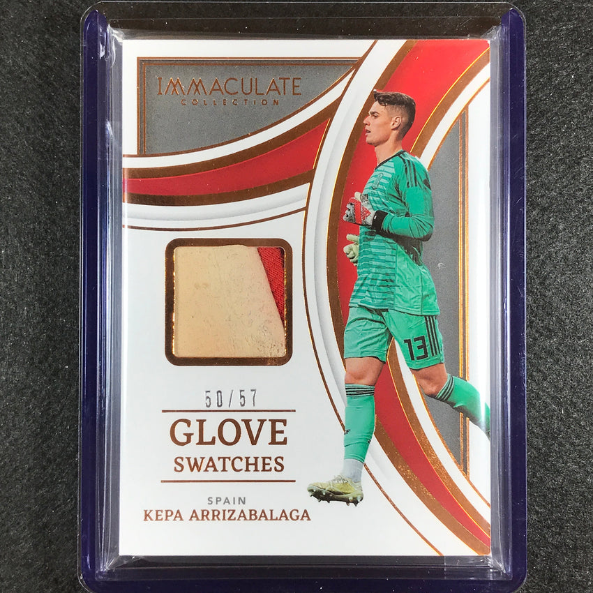 2022-23 Immaculate Kepa Arrizabalaga Glove Swatches Patch Relic Bronze 50/57