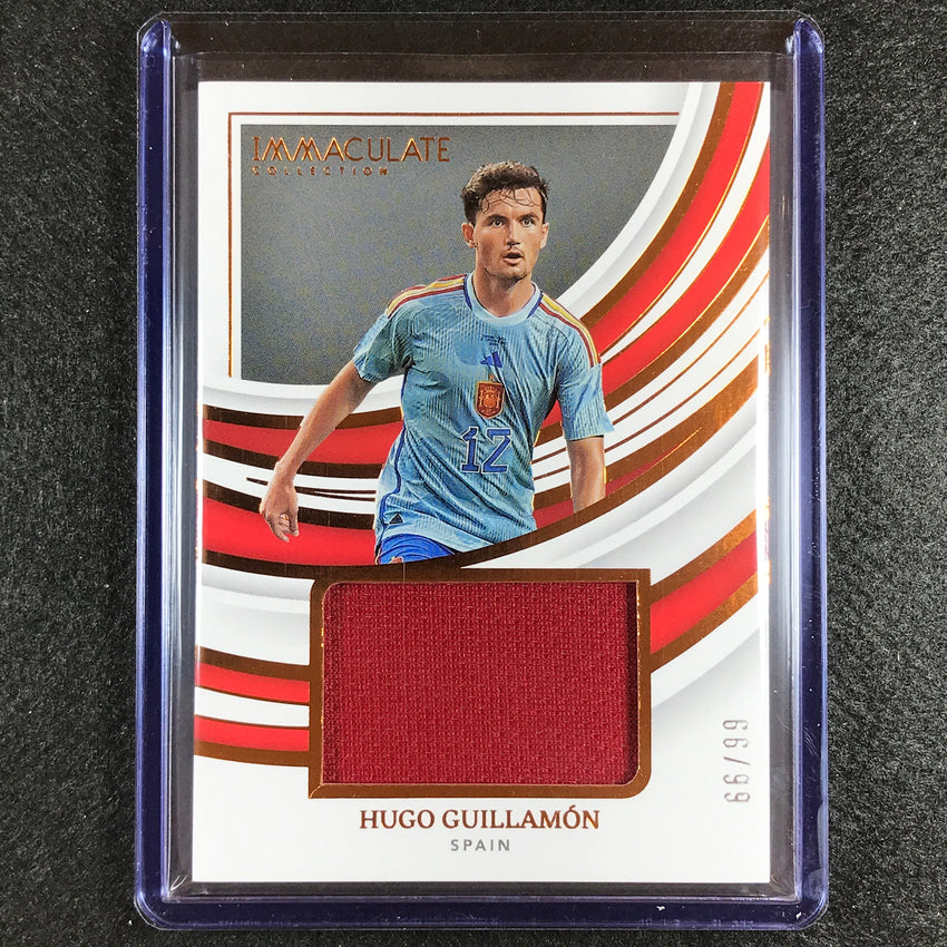 2022-23 Immaculate Hugo Guillamon Remarkable Memorabilia Jersey Bronze 66/99