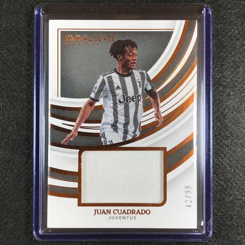 2022-23 Immaculate Juan Cuadrado Remarkable Memorabilia Jersey Relic 42/99