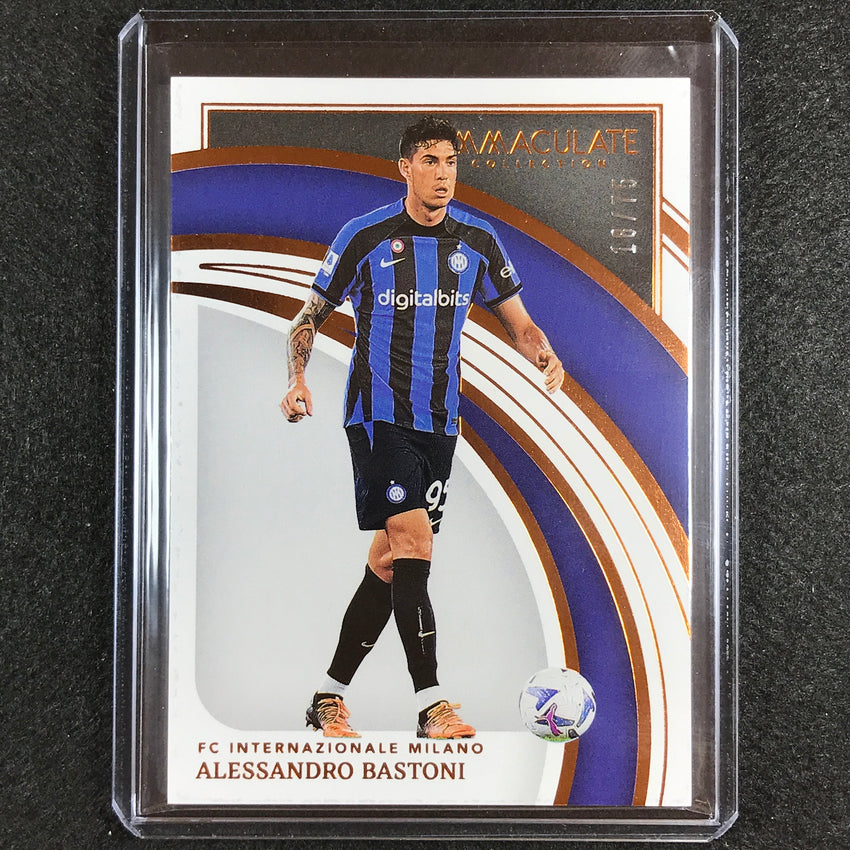 2022-23 Immaculate Alessandro Bastoni Base Bronze 18/75