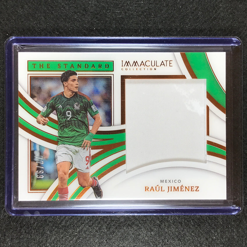 2022-23 Immaculate Raul Jimenez The Standard Jersey Relic Bronze 77/99