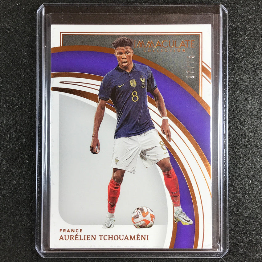2022-23 Immaculate Aurelien Tchouameni Base Bronze 37/75
