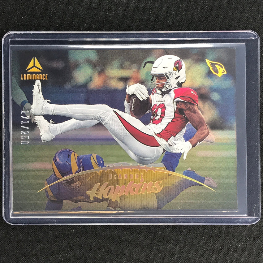 2023 Luminance NFL DEANDRE HOPKINS Horizontal Gold /250 #85