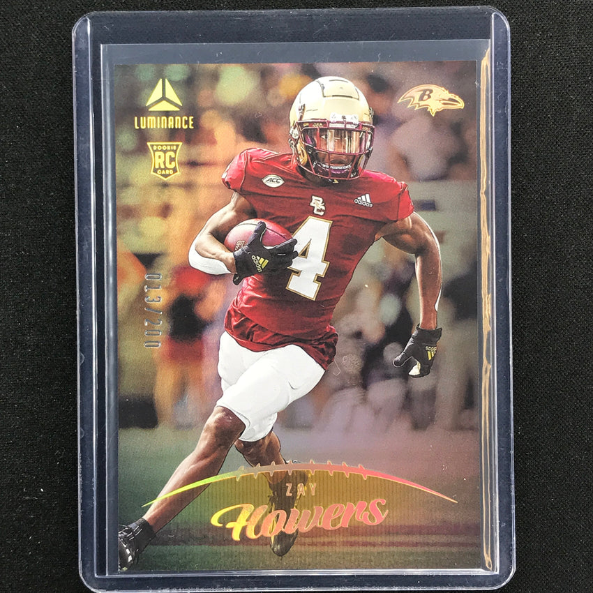 2023 Luminance Nfl Zay Flowers Rookie Vertical Gold /200 No 108