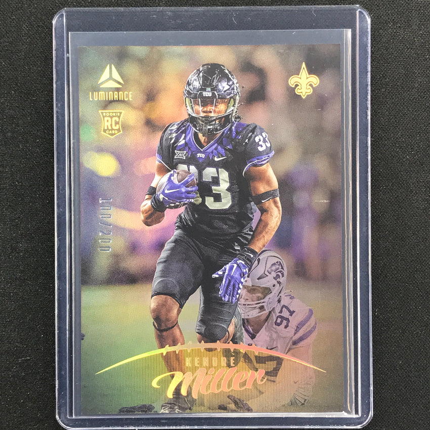 2023 Luminance NFL KENDRE MILLER Rookie Vertical Gold /200 #128