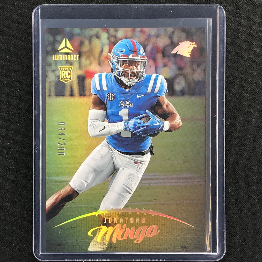 2023 Luminance Nfl Jonathan Mingo Rookie Vertical Gold /200 No 133