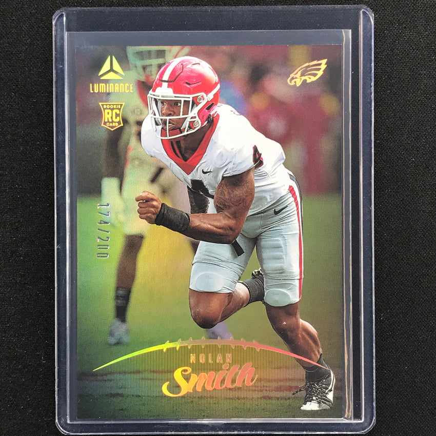 2023 Luminance Nfl Nolan Smith Rookie Vertical Gold /200 No 161
