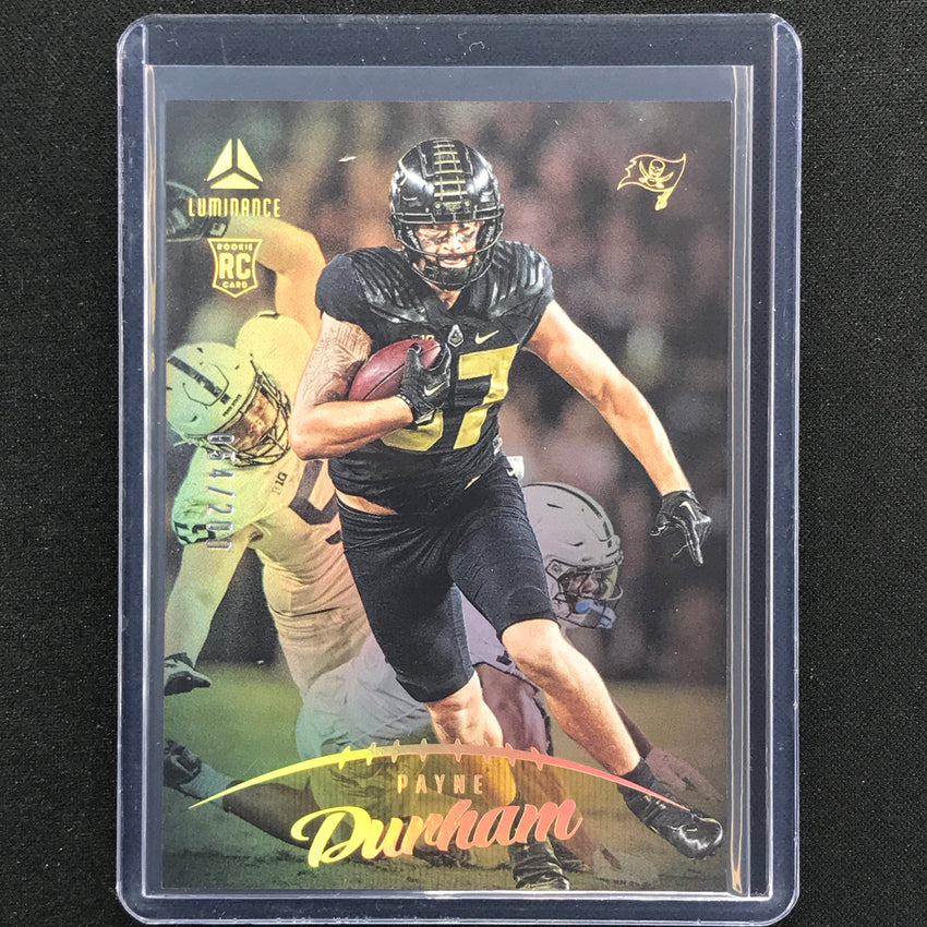 2023 Luminance NFL PAYNE DURHAM Rookie Vertical Gold /200 #170