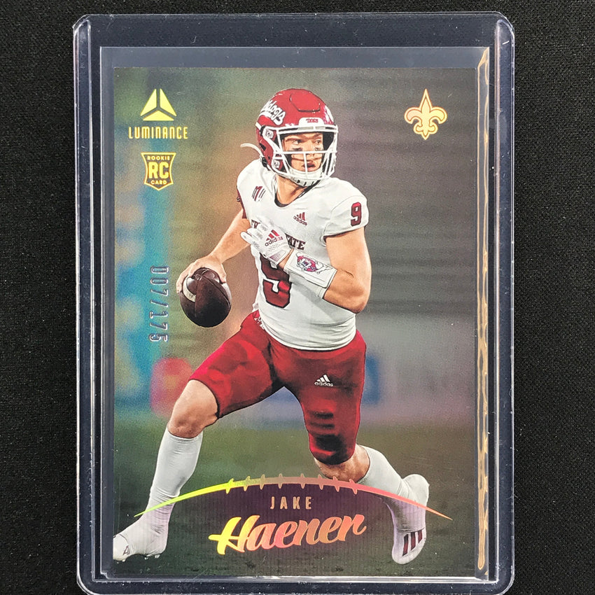 2023 Luminance NFL JAKE HAENER Rookie Vertical Purple /175 #120