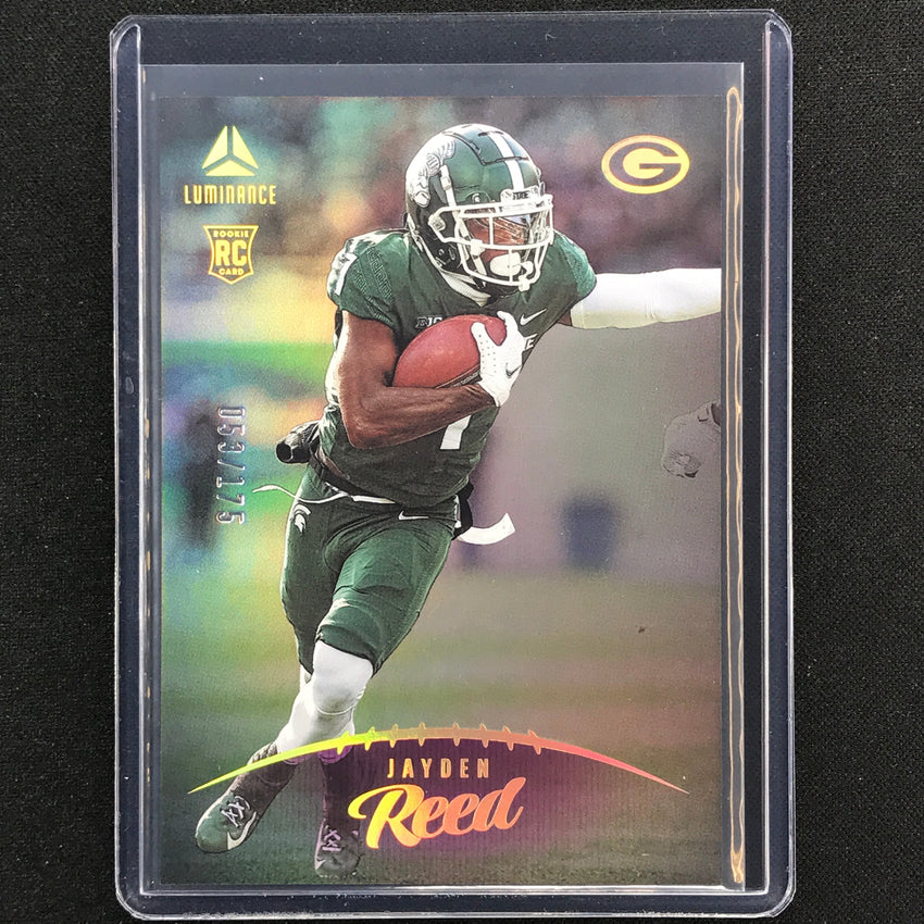 2023 Luminance Nfl Jaden Reed Rookie Vertical Purple /175 No 125