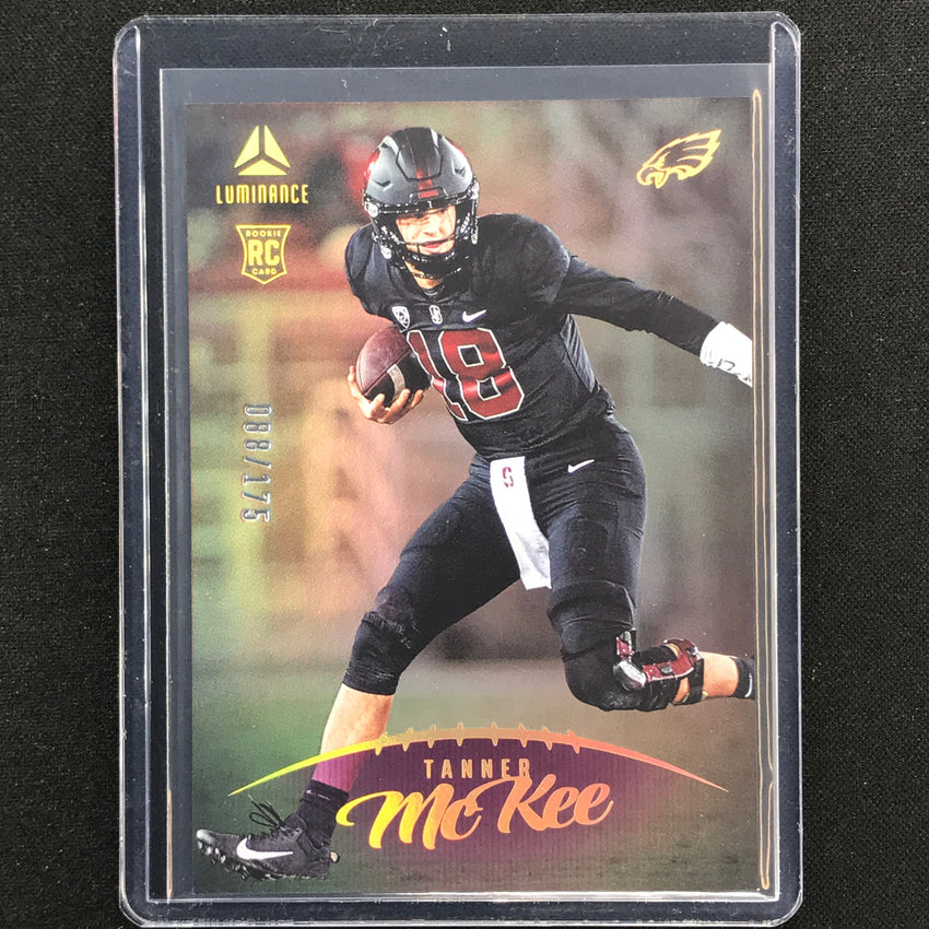 2023 Luminance NFL TANNER MCKEE Rookie Vertical Purple /175 #143
