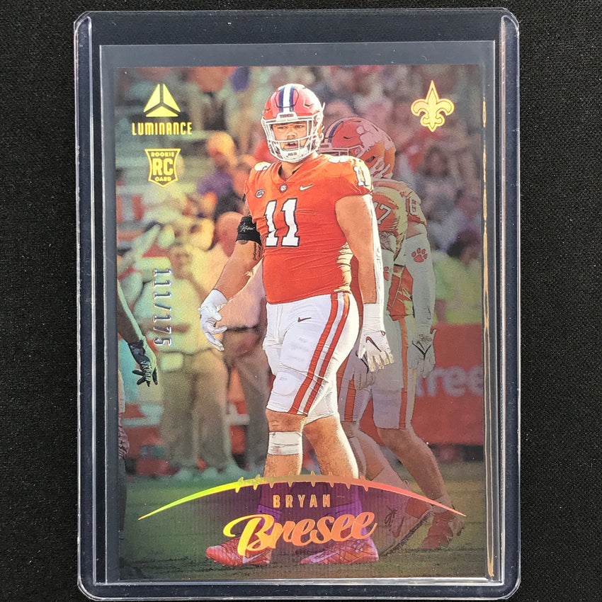 2023 Luminance Nfl Bryan Bresee Rookie Vertical Purple /175 No 160