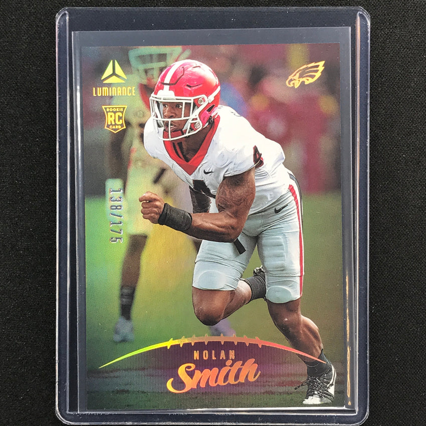 2023 Luminance Nfl Nolan Smith Rookie Vertical Purple /175 No 161