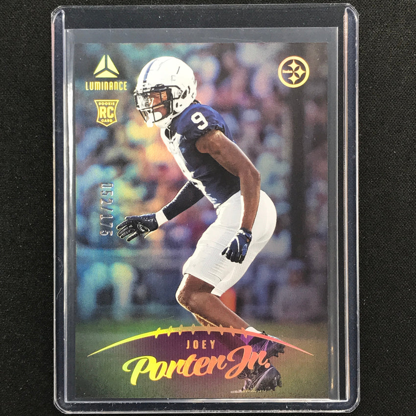 2023 Luminance Nfl Joey Porter Jr. Rookie Vertical Purple /175 No 162