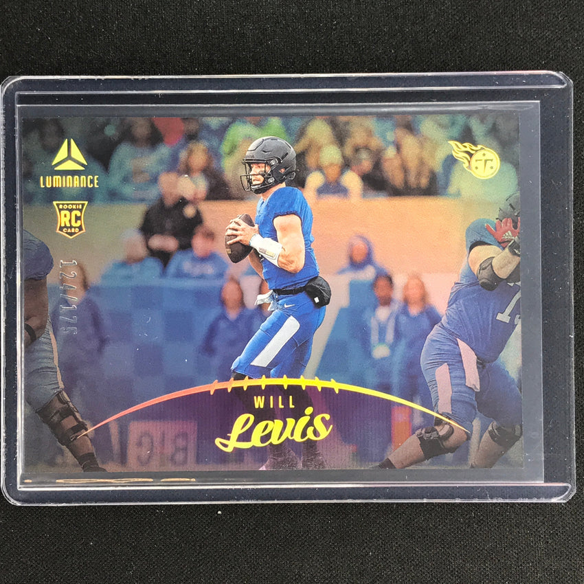 2023 Luminance Nfl Will Levis Rookie Horizontal Purple /175 No 198