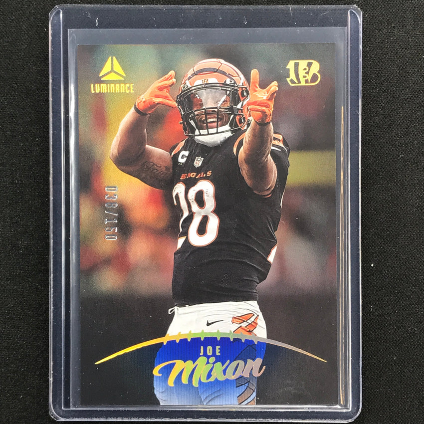 2023 Luminance Nfl Joe Mixon Vertical Blue /150 No 3