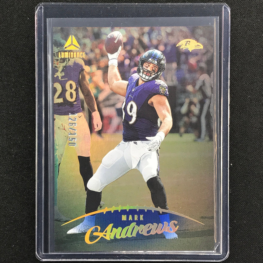 2023 Luminance Nfl Mark Andrews Vertical Blue /150 No 7