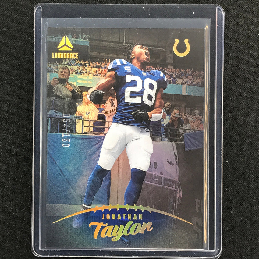2023 Luminance Nfl Jonathan Taylor Vertical Blue /150 No 24