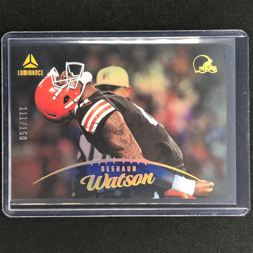 2023 Luminance Nfl Deshaun Watson Horizontal Blue /150 No 77